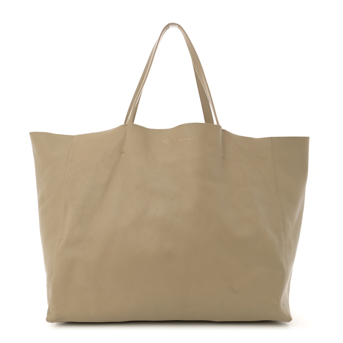 Lambskin Horizontal Cabas Beige