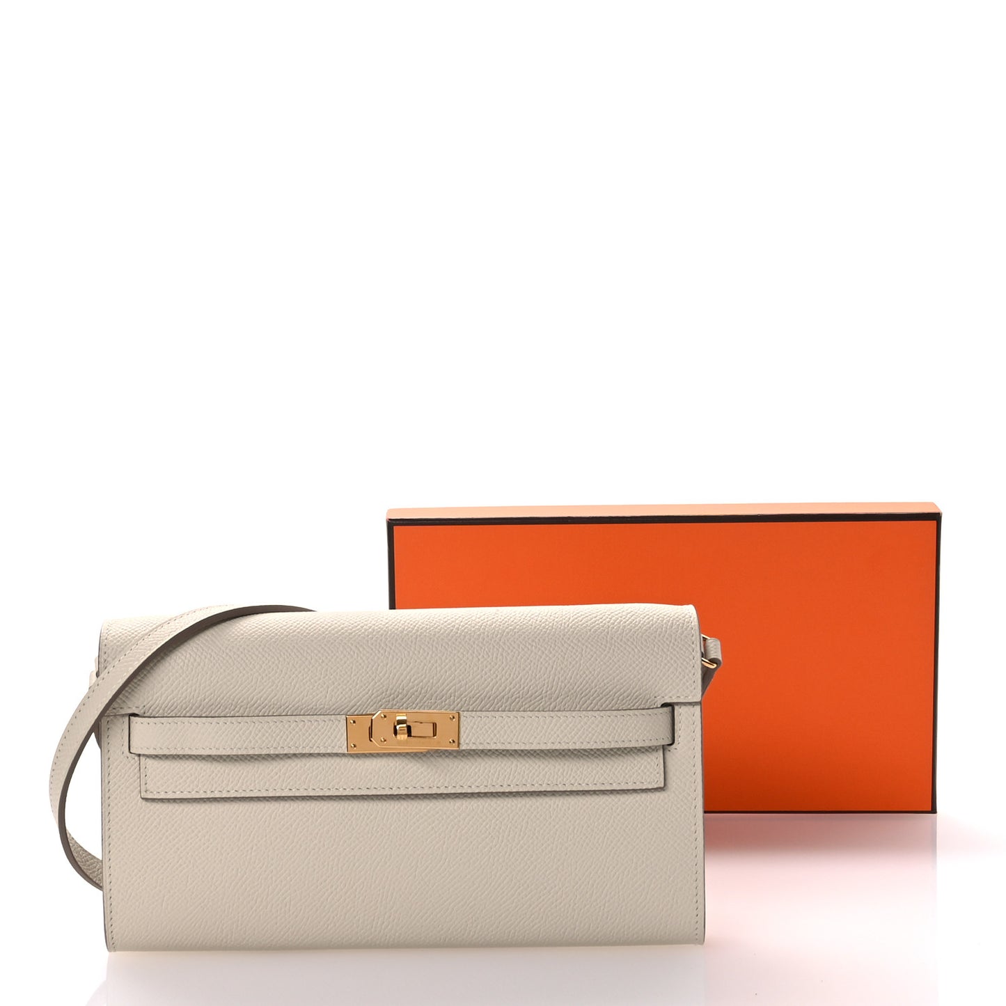 Epsom Kelly Wallet To Go Craie