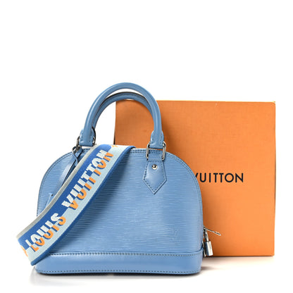Louis Vuitton Epi Jacquard Alma BB Bleuet 9 of 9