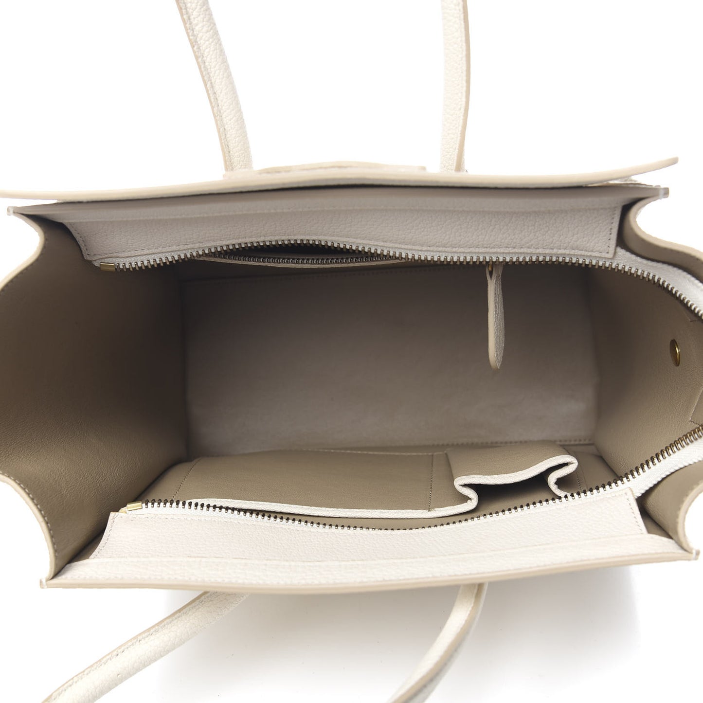 Goatskin Micro Luggage White