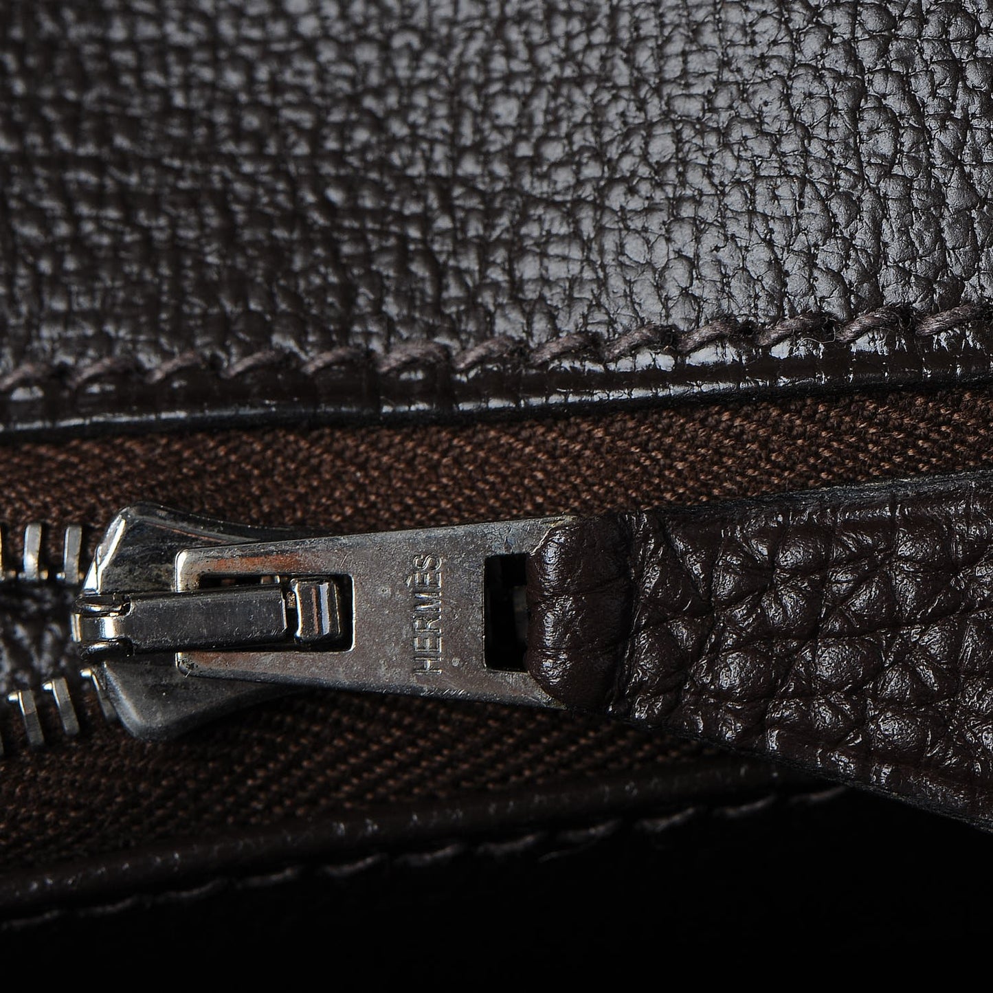 Togo Birkin 35 Chocolate