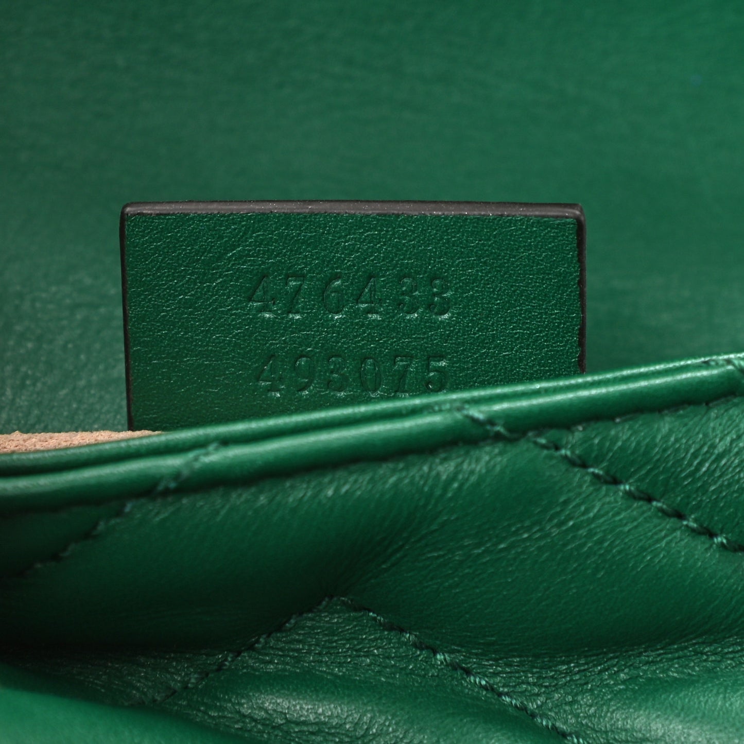 Calfskin Matelasse Super Mini GG Marmont Shoulder Bag Emerald Green
