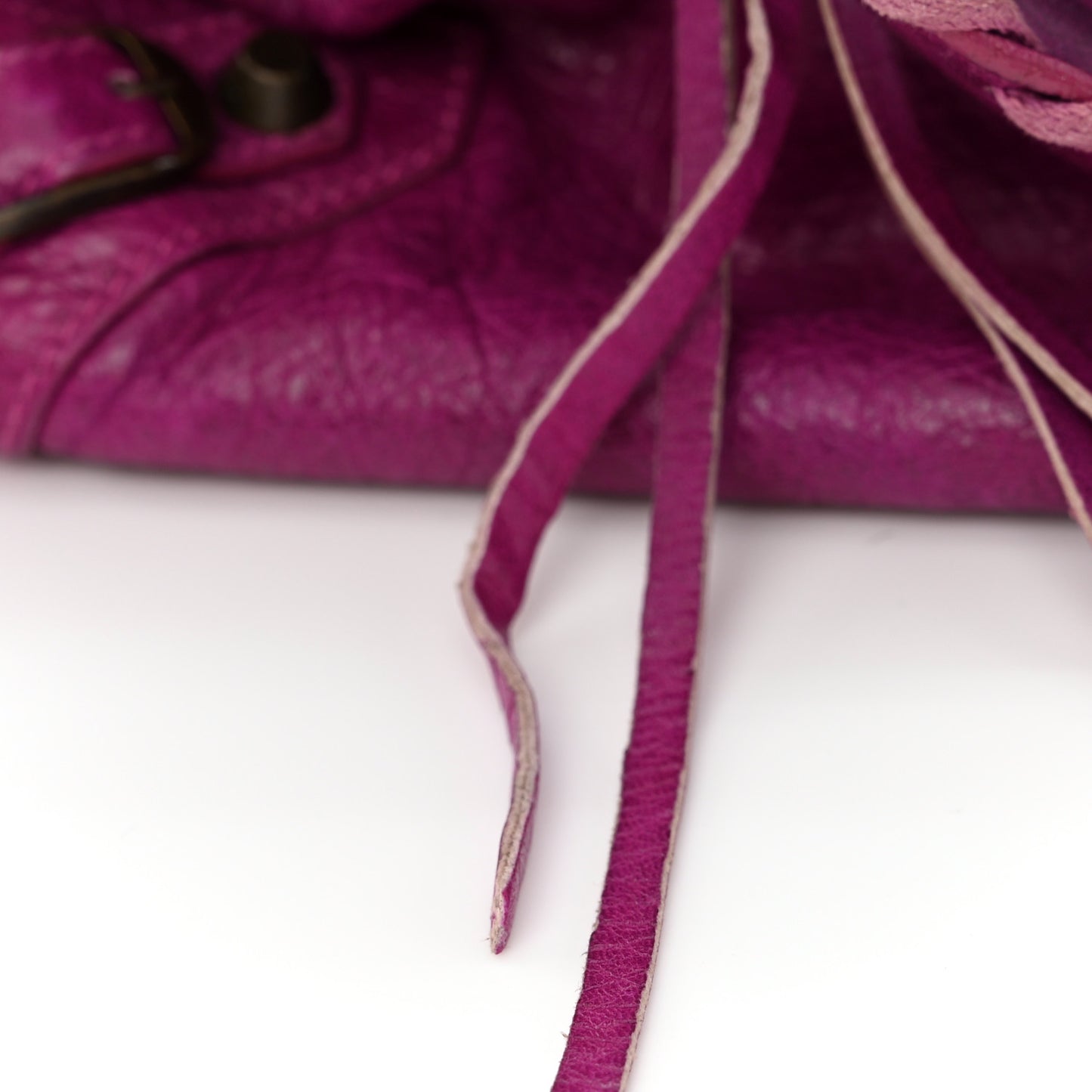 BALENCIAGA Agneau Classic Hardware City Magenta