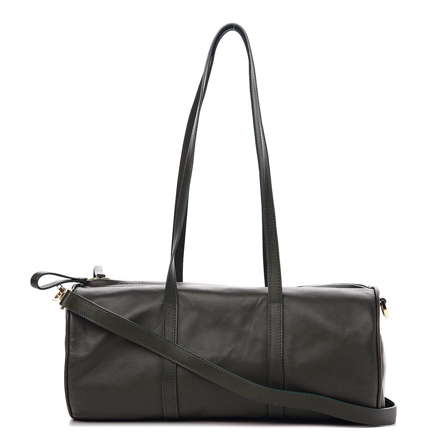 Lambskin Mini Duffel Bag Moss