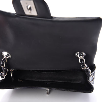 Chanel Patent Calfskin Quilted Mini Rectangular Flap Black 5 of 11