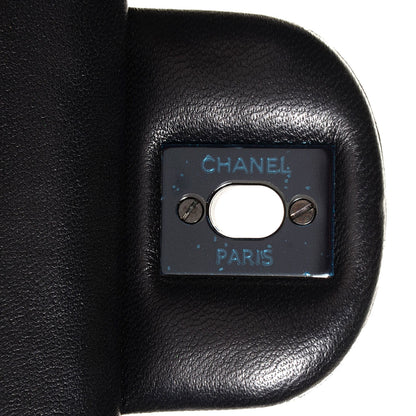 Chanel Lambskin Chevron Medium Double Flap So Black 7 of 9