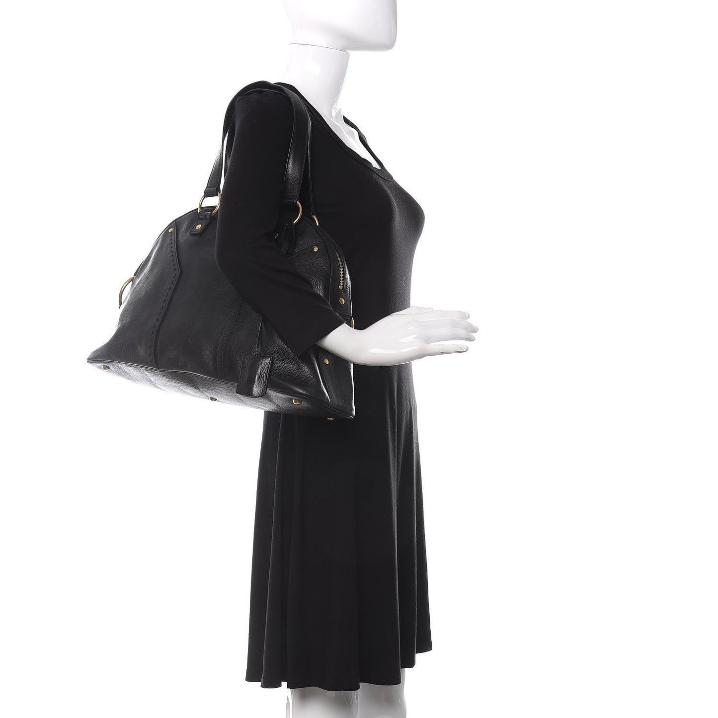 Calfskin Large Muse Black