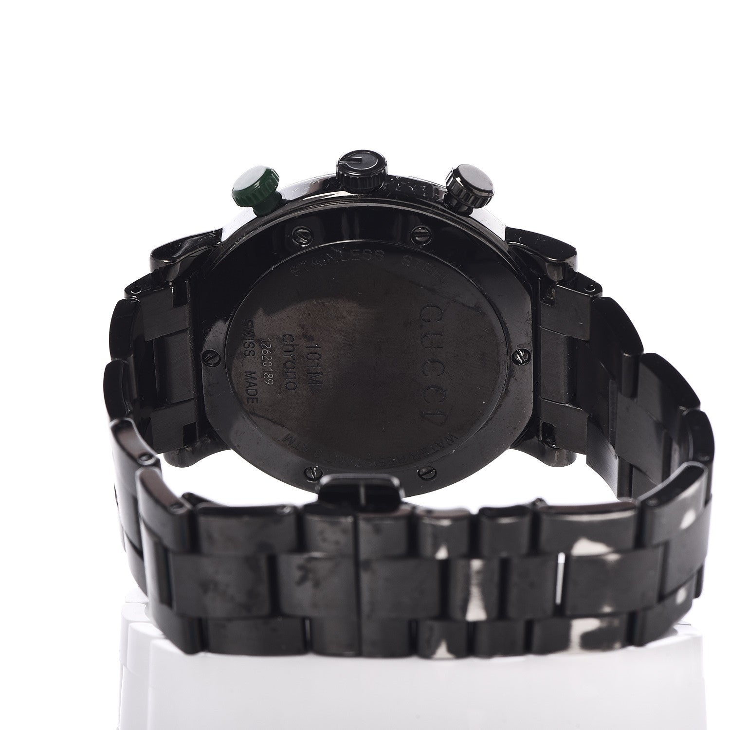 Gucci PVD Stainless Steel 44mm 101M G-Chrono Quartz Watch Black 5 of 7