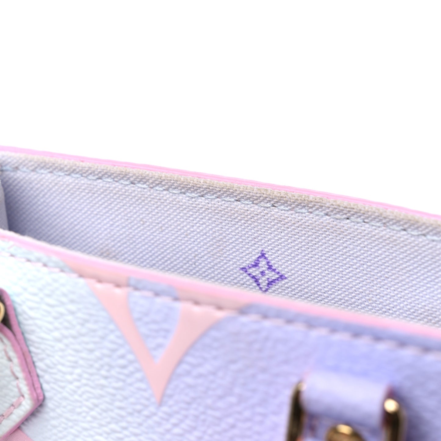 Monogram Giant Spring In The City Petit Sac Plat Sunrise Pastel