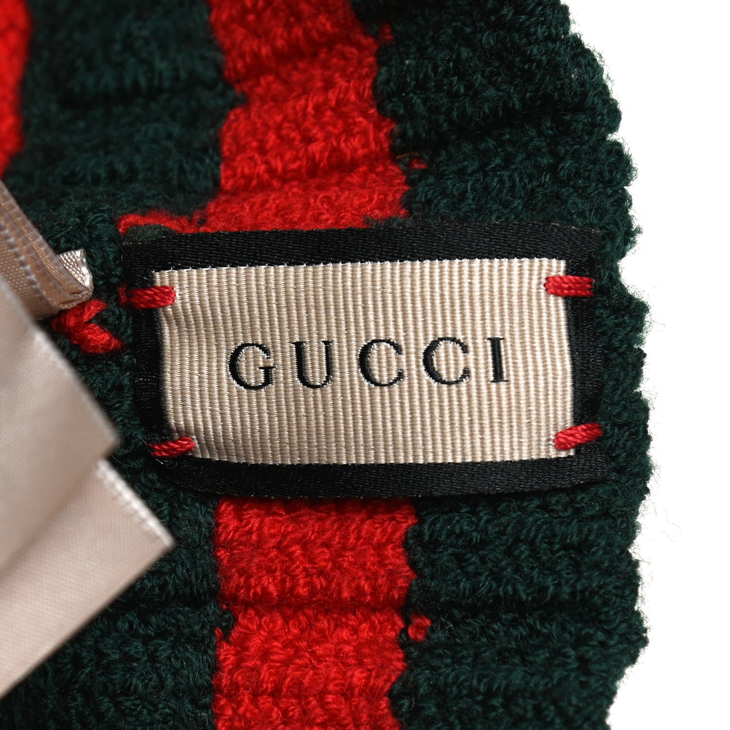Gucci Wool Web Headband L Green Red 4 of 4