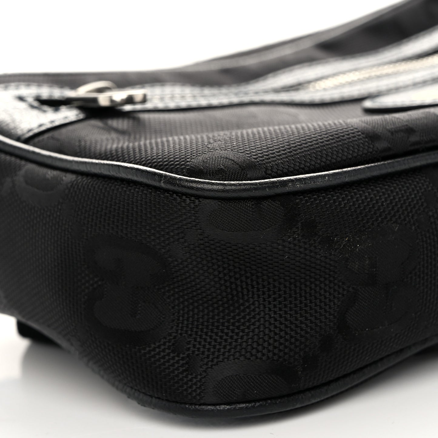 Econyl Nylon Monogram Off The Grid Belt Bag Black