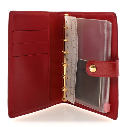Louis Vuitton Vernis Small Ring Agenda Cover Pomme D'Amour 5 of 6