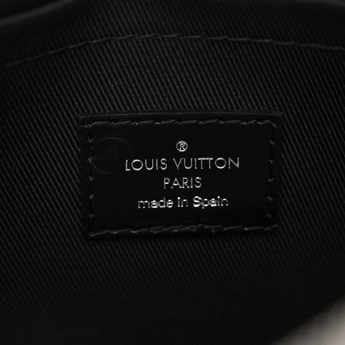Louis Vuitton Calfskin Nil City Shoulder Bag Night Black 6 of 10