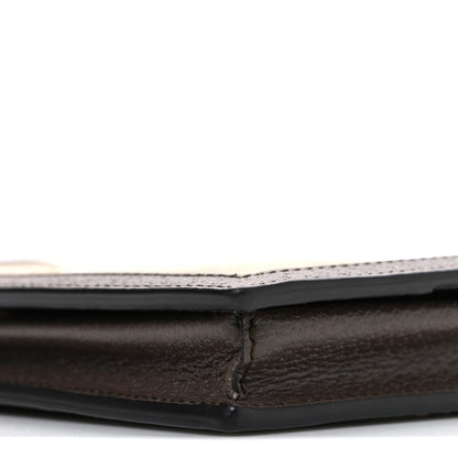 Gucci X ADIDAS Monogram Trefoil Embossed Wallet On Chain Brown 10 of 10
