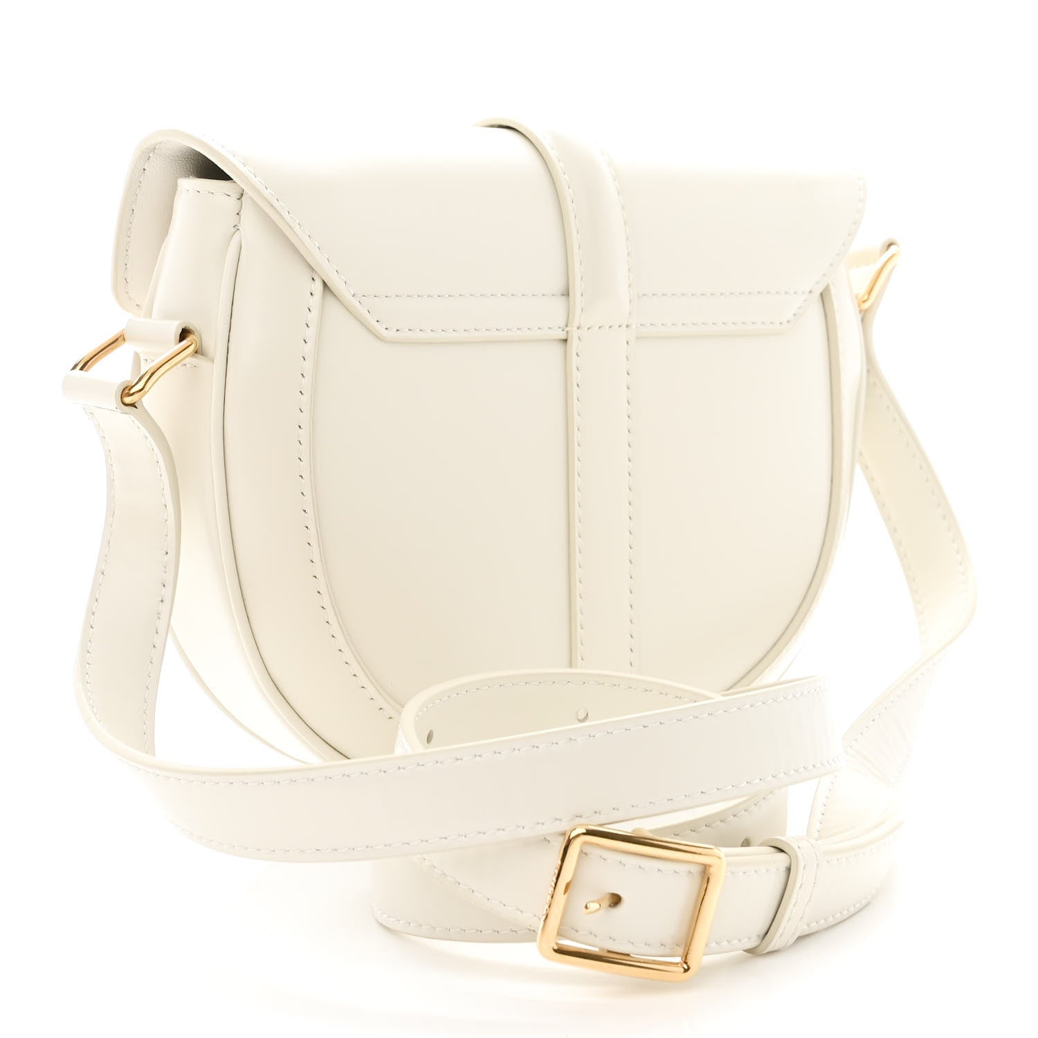 Celine Satinated Calfskin Besace Small 16 White 3 of 11
