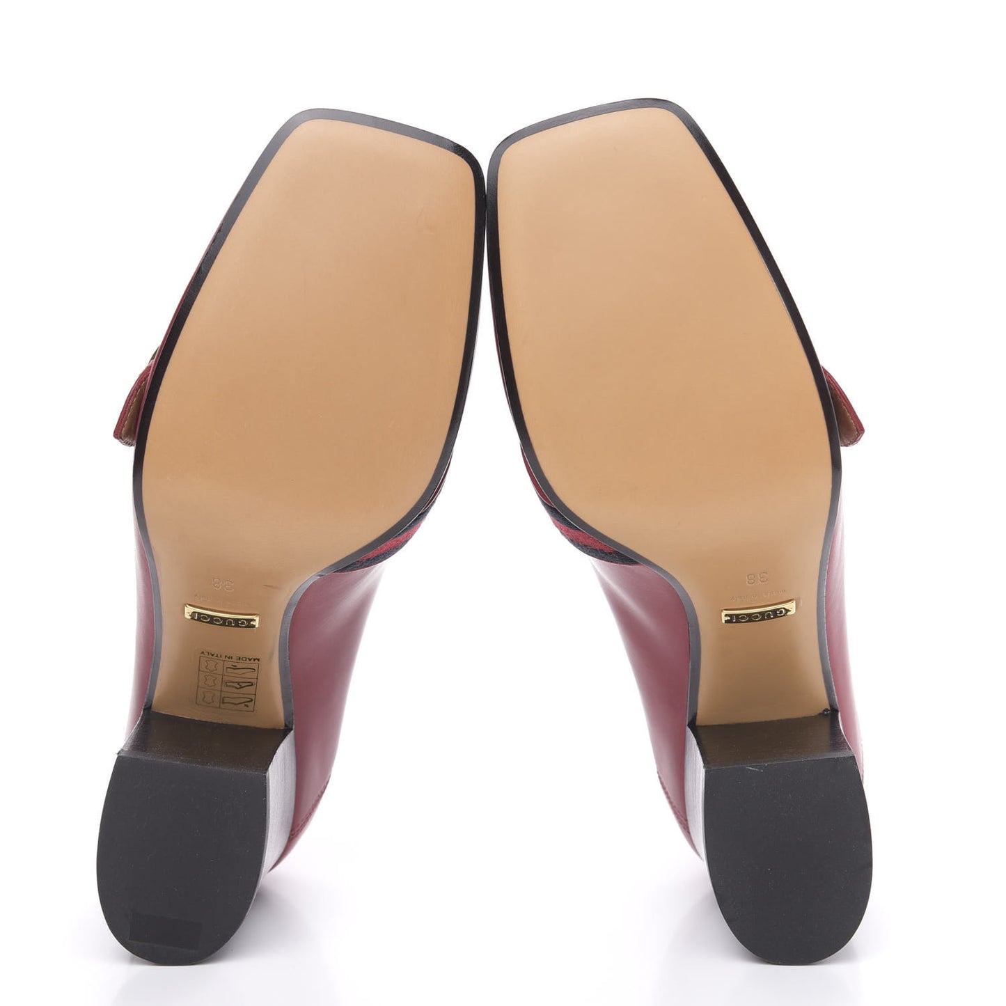 Calfskin Web Peyton Loafer Pumps 38 Hibiscus Red