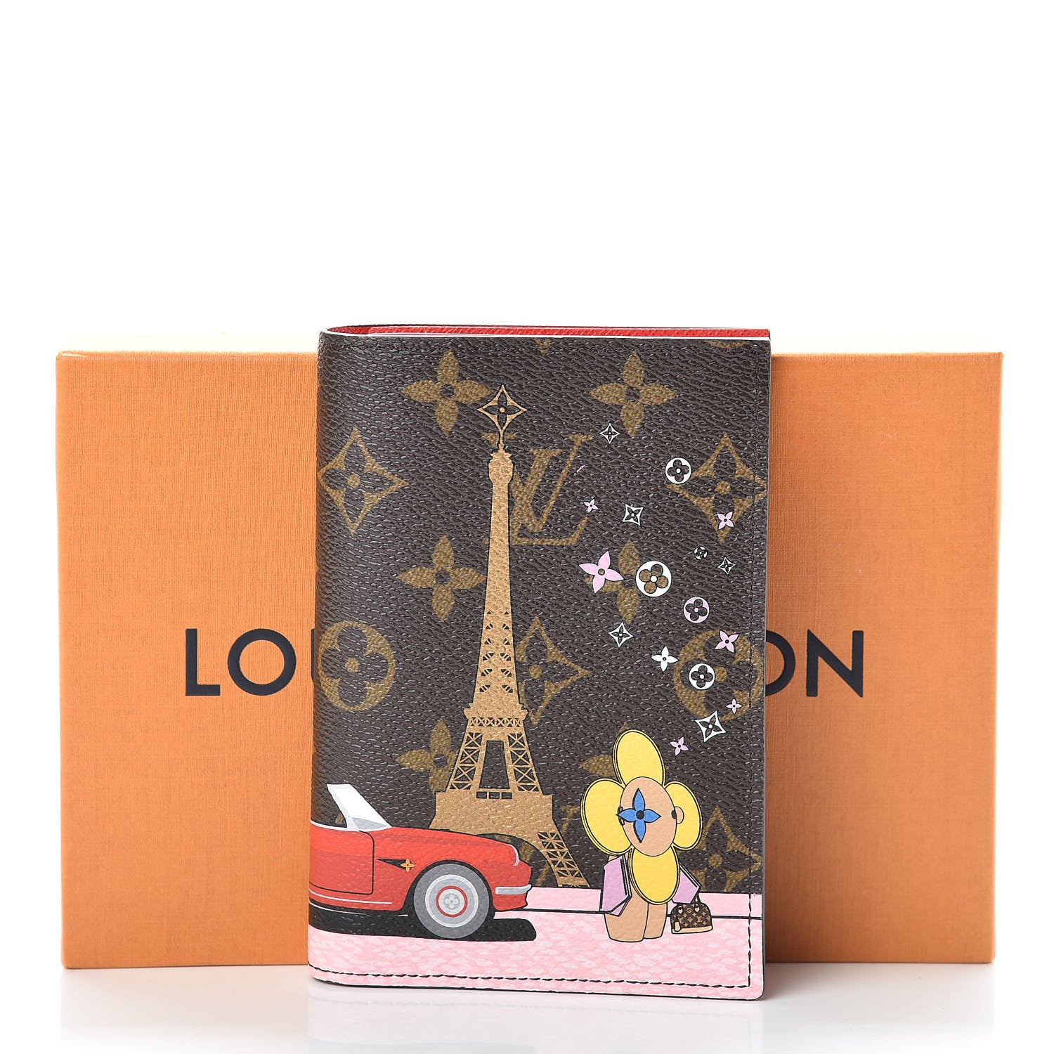 Louis Vuitton Monogram 2019 Christmas Animation Passport Cover Rouge 8 of 8