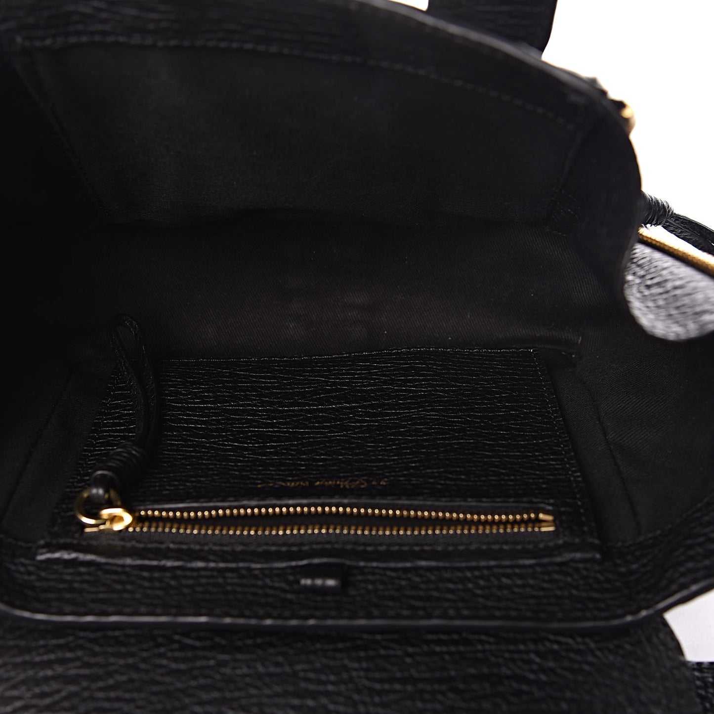 3.1 Textured Calfskin Mini Pashli Satchel Black