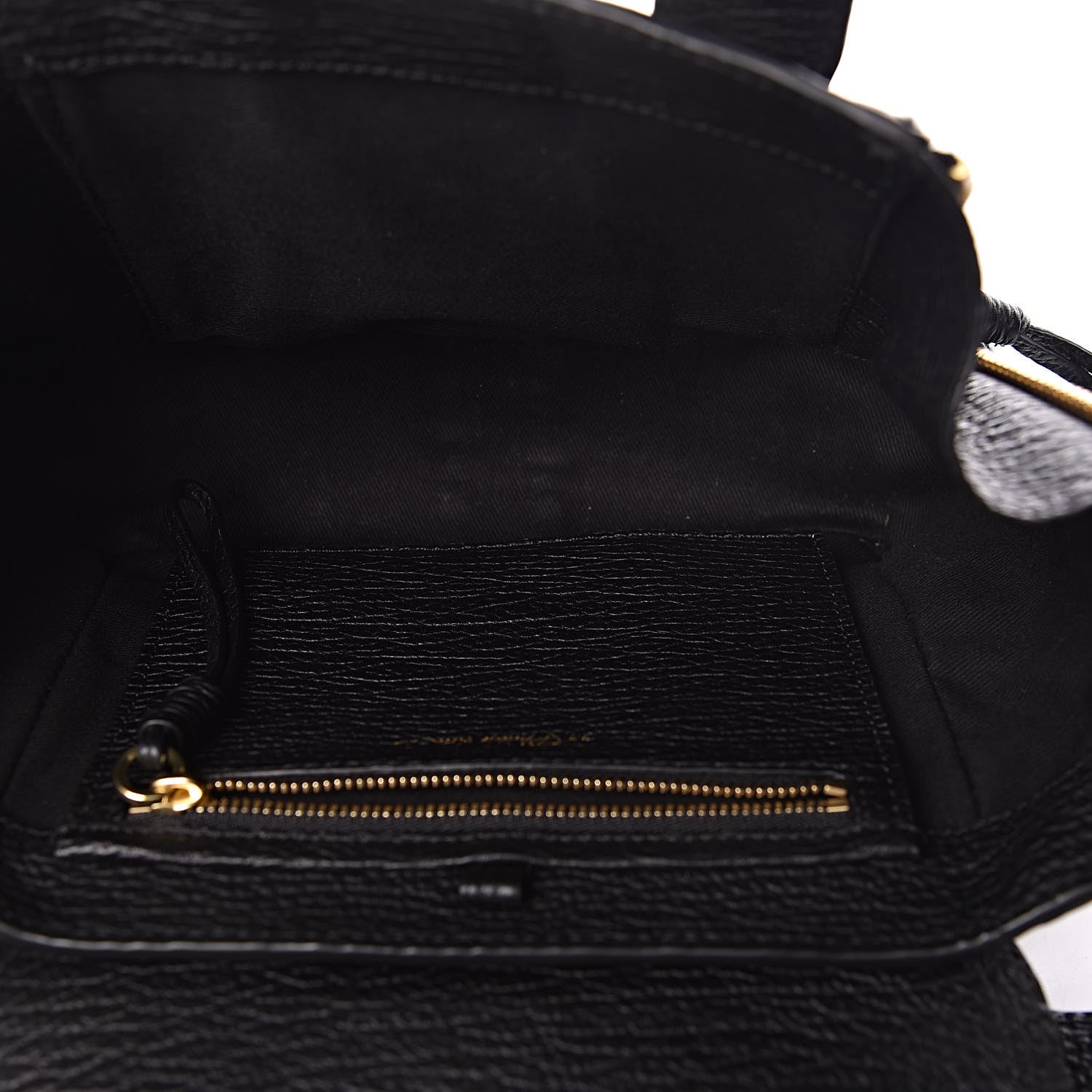 3.1 Phillip Lim 3.1 Textured Calfskin Mini Pashli Satchel Black 5 of 9