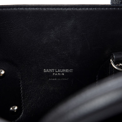 Saint Laurent Grained Calfskin Small Sac De Jour Black 6 of 7