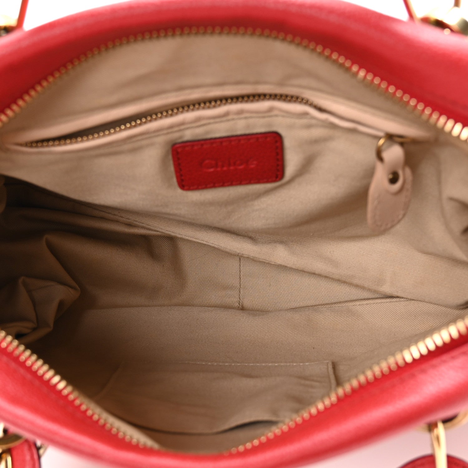 Chloe Calfskin Medium Paraty Red 5 of 11