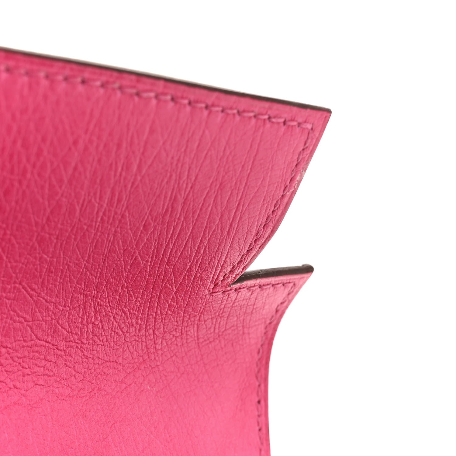 Hermes Ostrich Kelly Sellier 28 Rose Tyrien 12 of 13