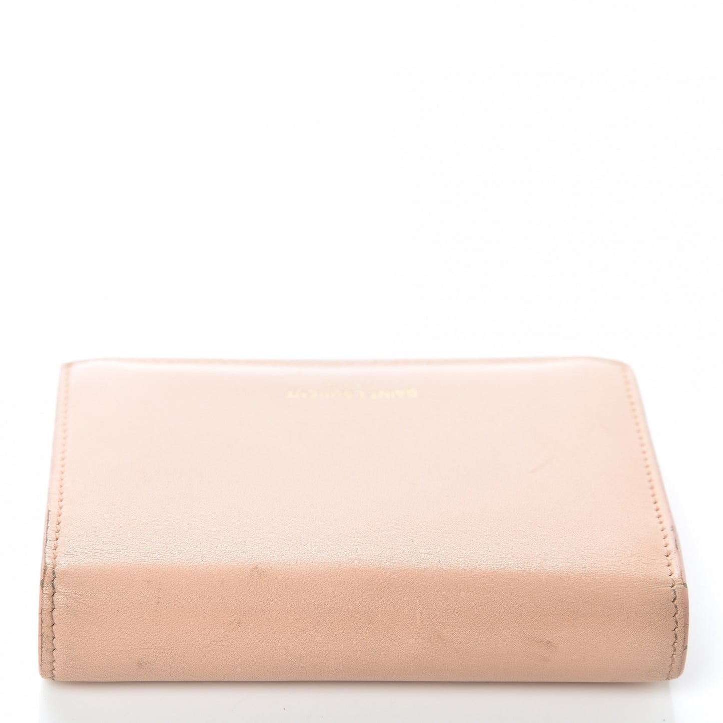 Calfskin Trifold Wallet Pale Pink