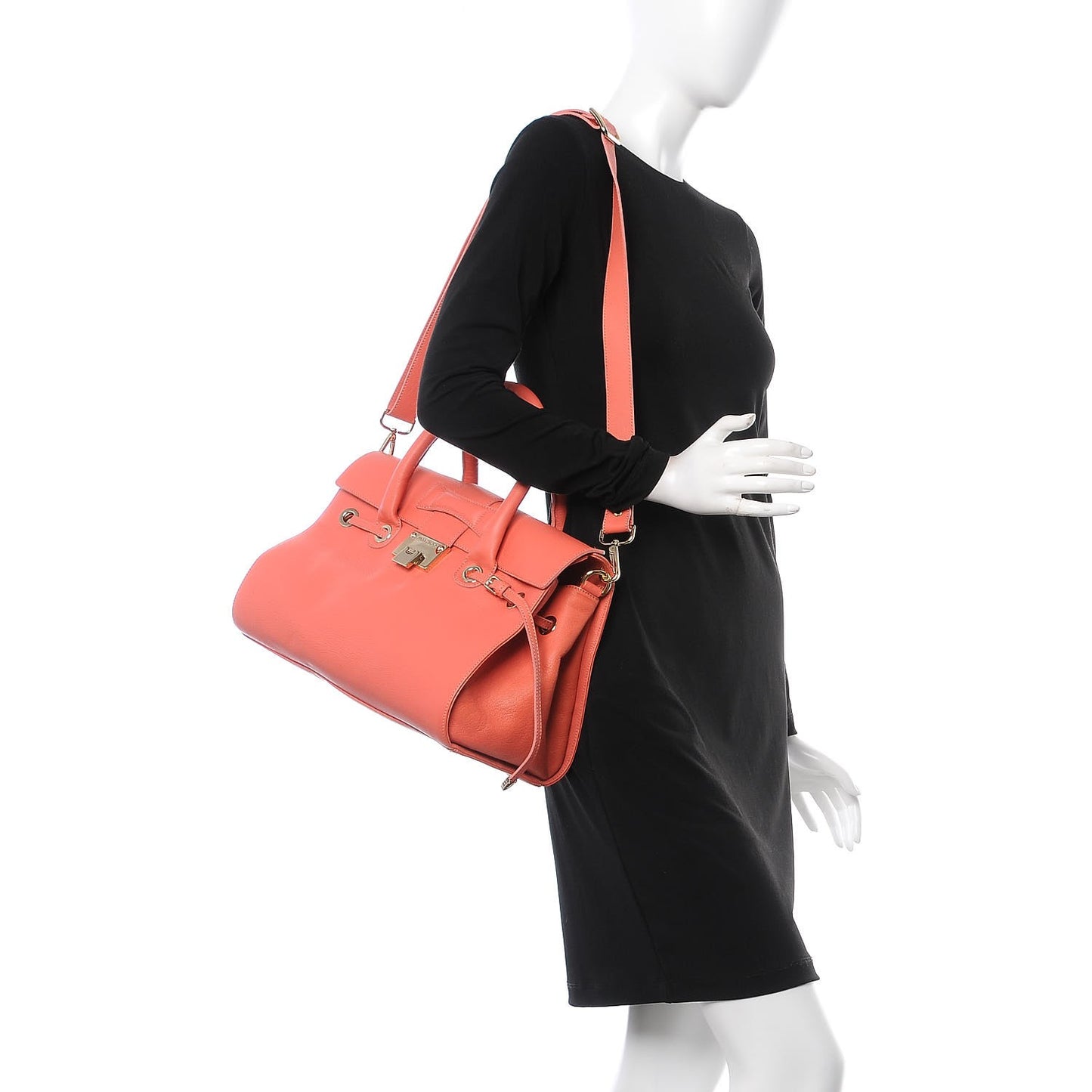 Calfskin Large Rosalie Coral