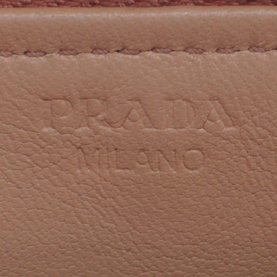 Saffiano Vernice Zip Around Wallet Orchidea
