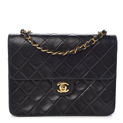 Chanel Lambskin Quilted Mini Square Flap Black 1 of 11