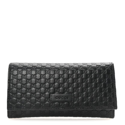 Gucci Soft Microguccissima Continental Wallet Black 1 of 7