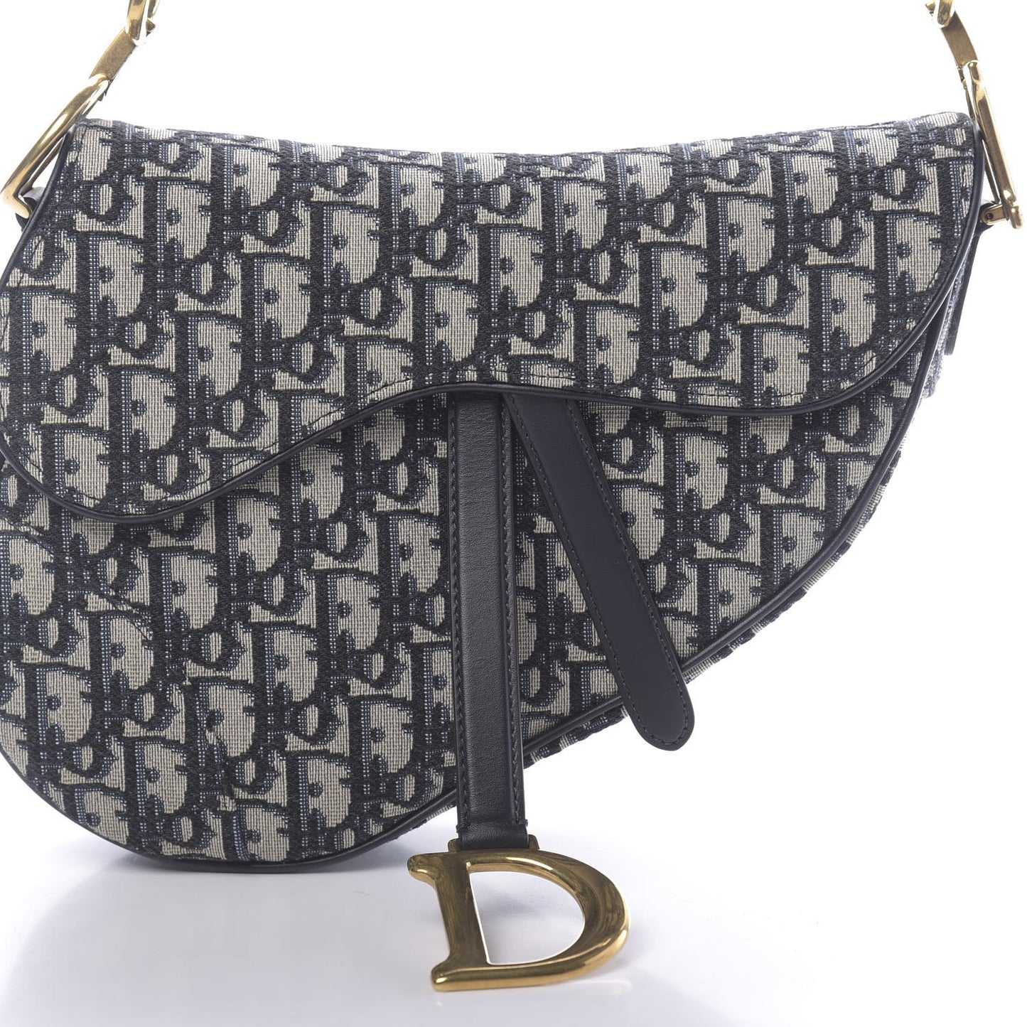 Oblique Saddle Bag Blue