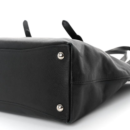 Prada Saffiano Soft Tote Black 9 of 13