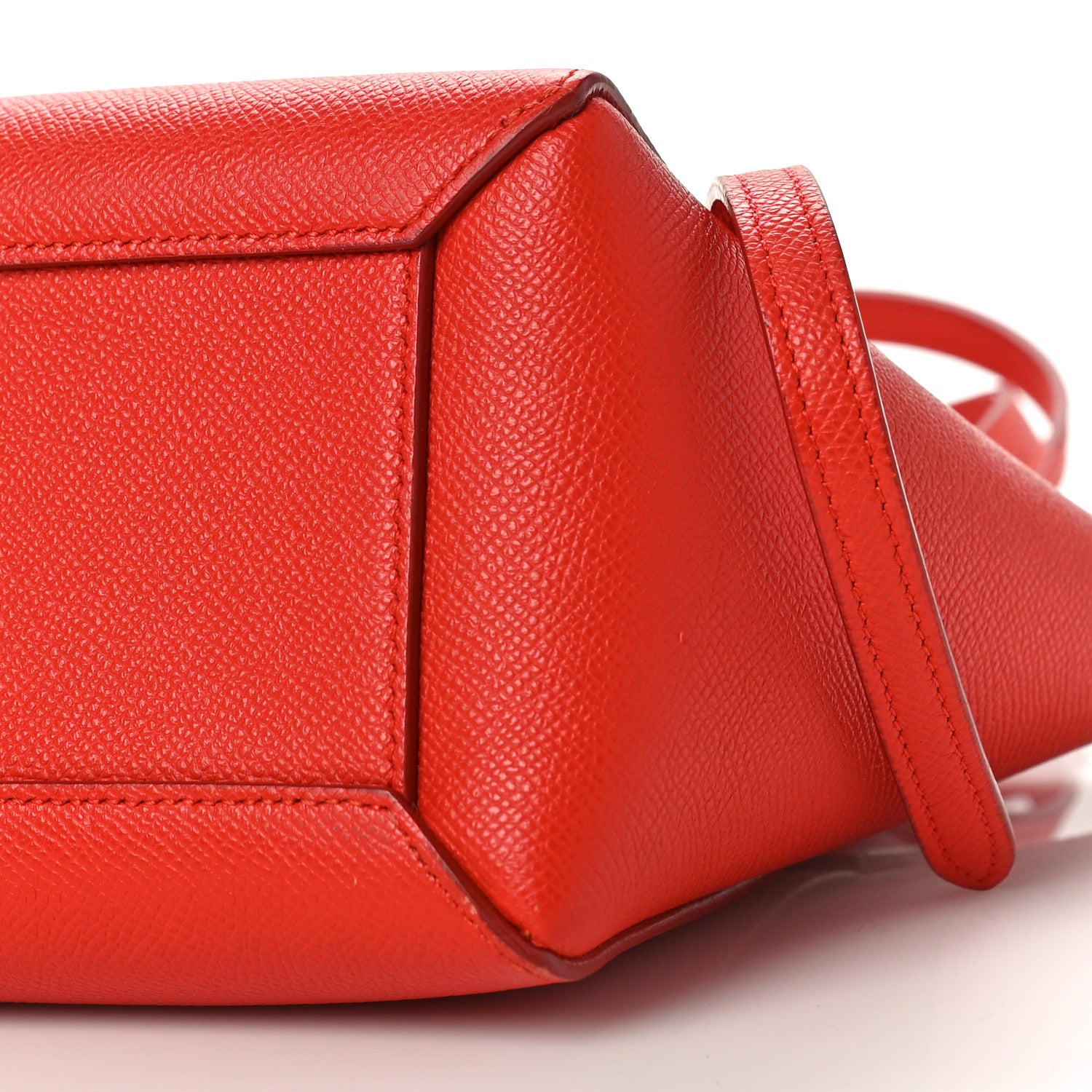 Celine Grained Calfskin Nano Belt Bag Carnelian 8 of 9