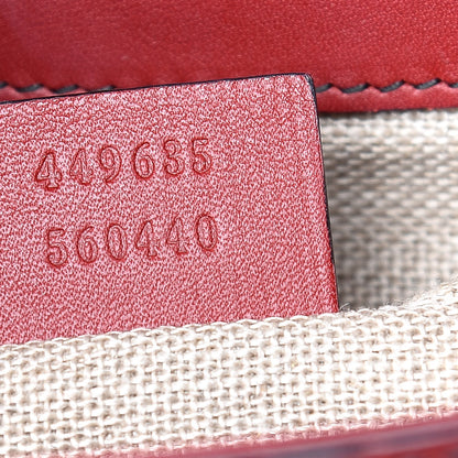 Gucci Microguccissima Medium Emily Chain Shoulder Bag Red 9 of 17