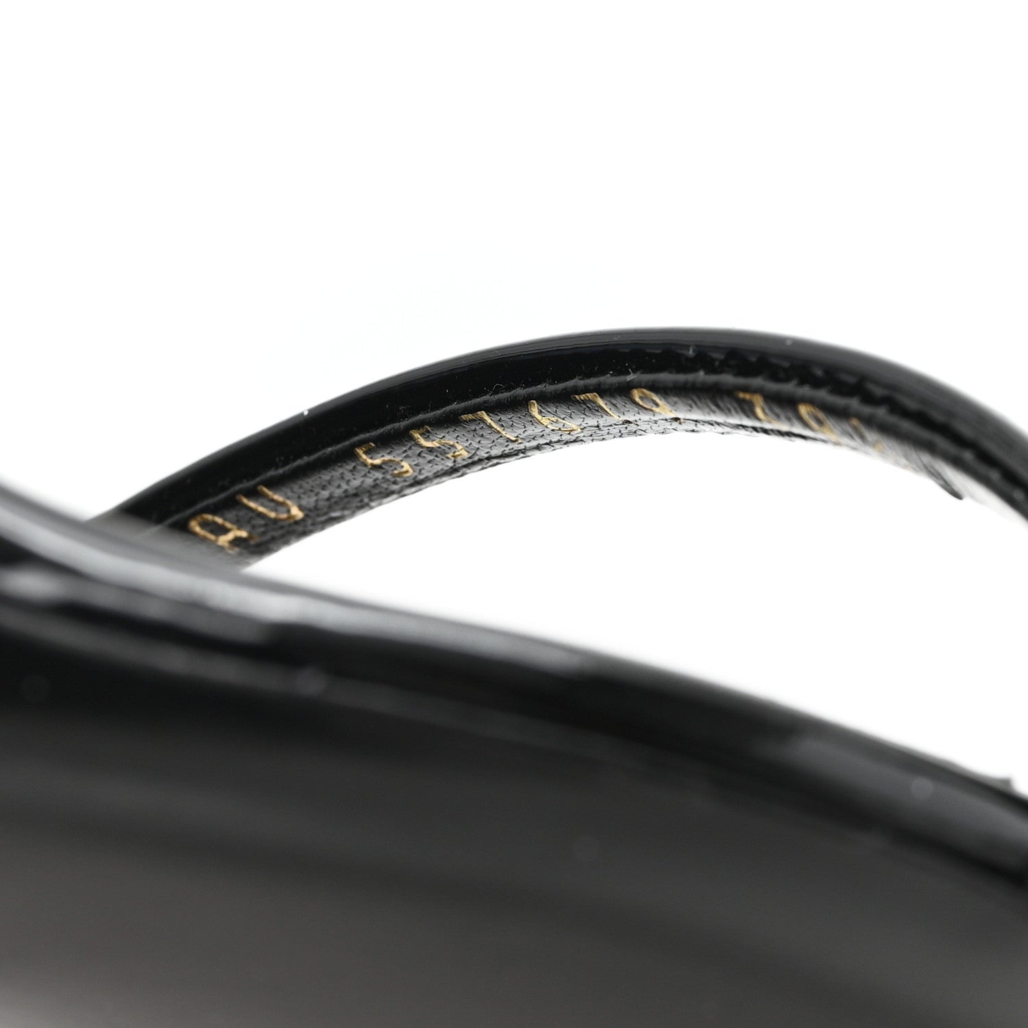 Saint Laurent Patent Calfskin Opyum 85 Sandals 39.5 Black 9 of 10