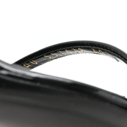 Saint Laurent Patent Calfskin Opyum 85 Sandals 39.5 Black 9 of 10