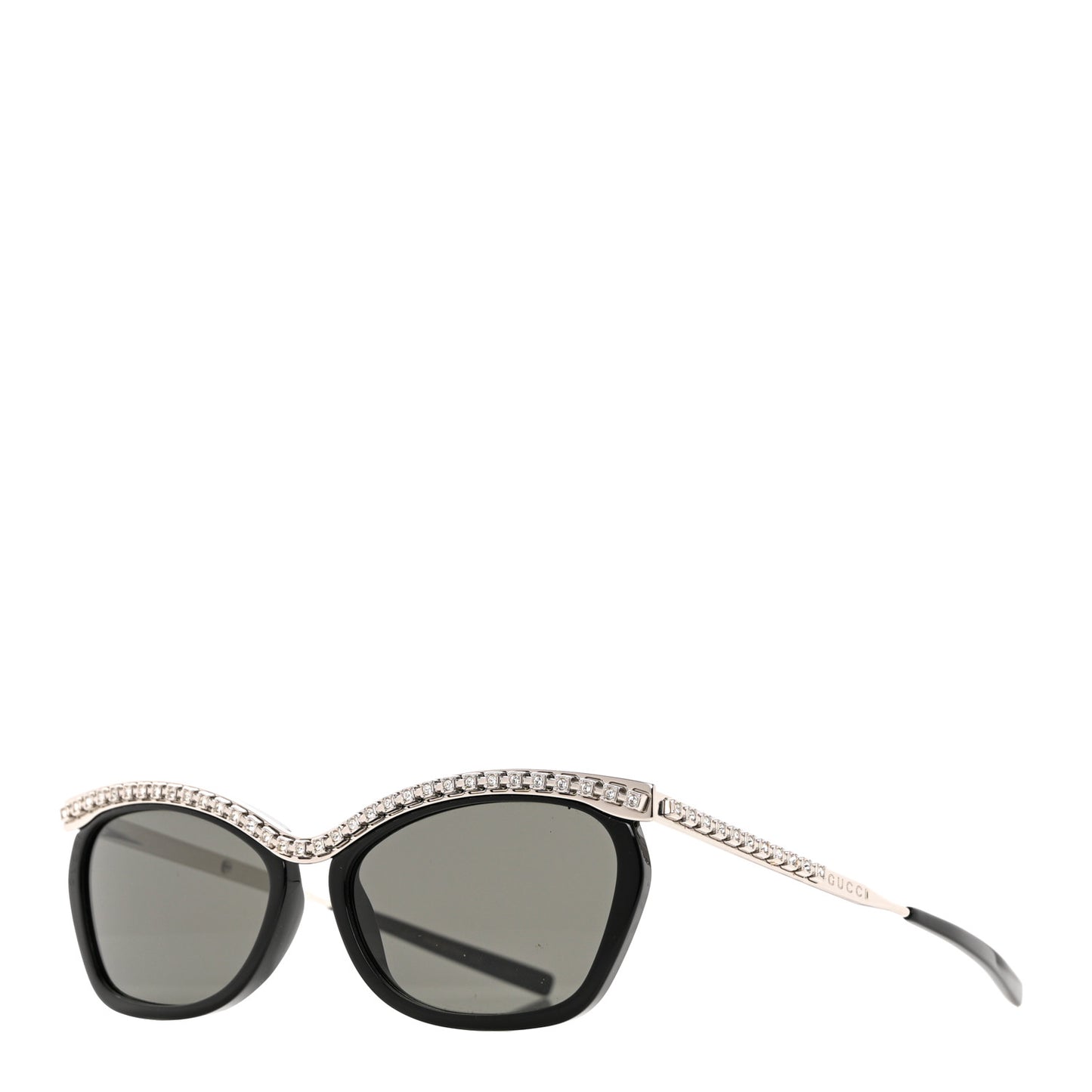 Acetate GG Cat Eye Sunglasses GG0617S Black