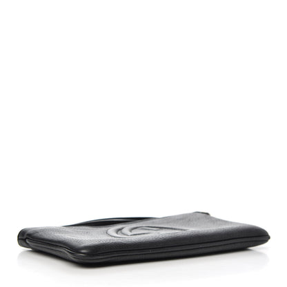 Gucci Pebbled Calfskin Soho Wristlet Black 4 of 5