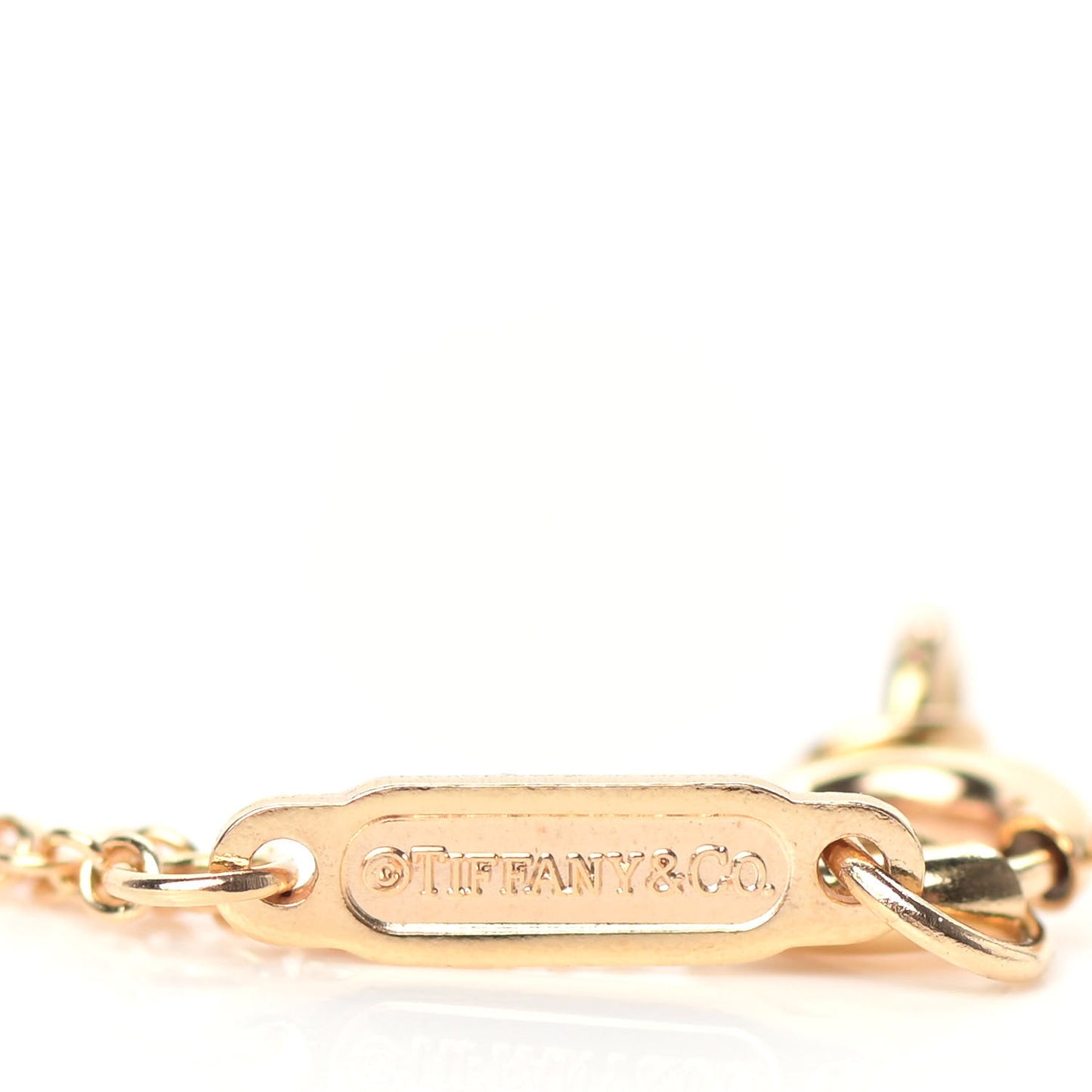 18K Rose Gold Mini Heart Key Pendant Necklace