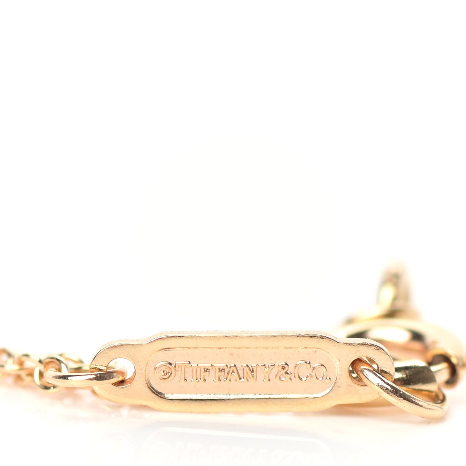 Tiffany 18K Rose Gold Mini Heart Key Pendant Necklace 6 of 6