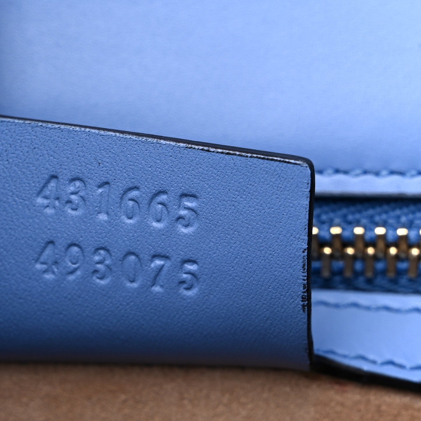 Calfskin Embroidered Medium Sylvie Top Handle Bag Clear Sky Blue