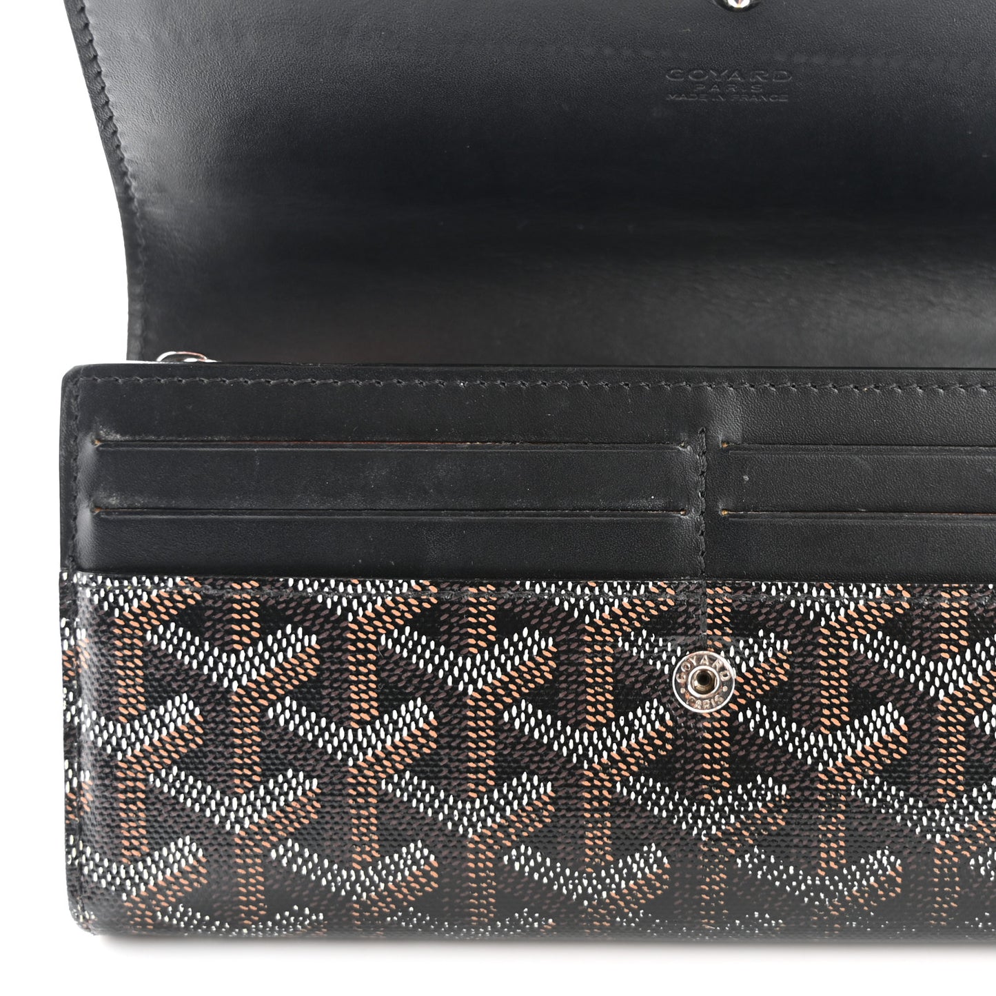 Goyardine Varenne Long Wallet Black