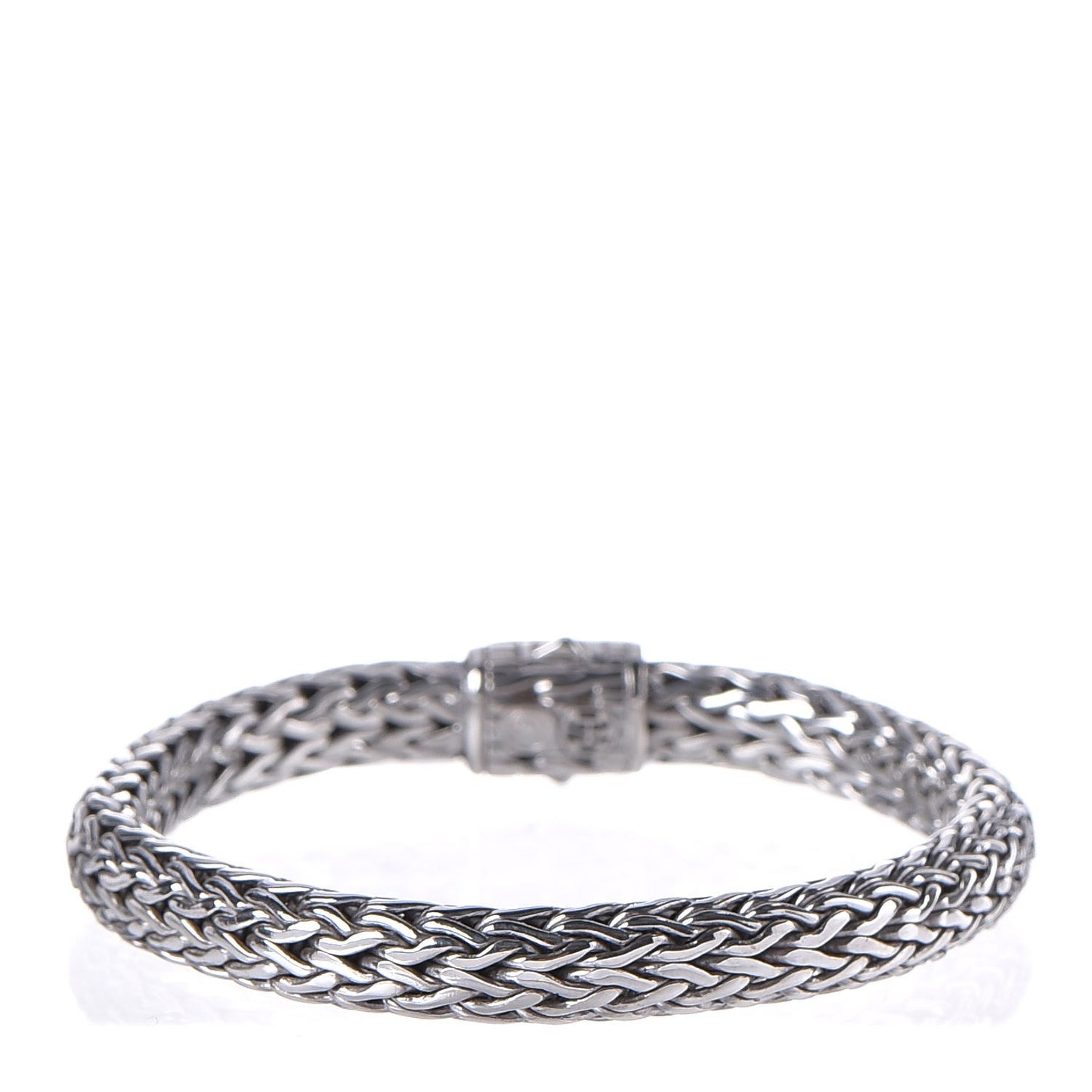 Sterling Silver Diamond 7.5mm Classic Chain Bracelet