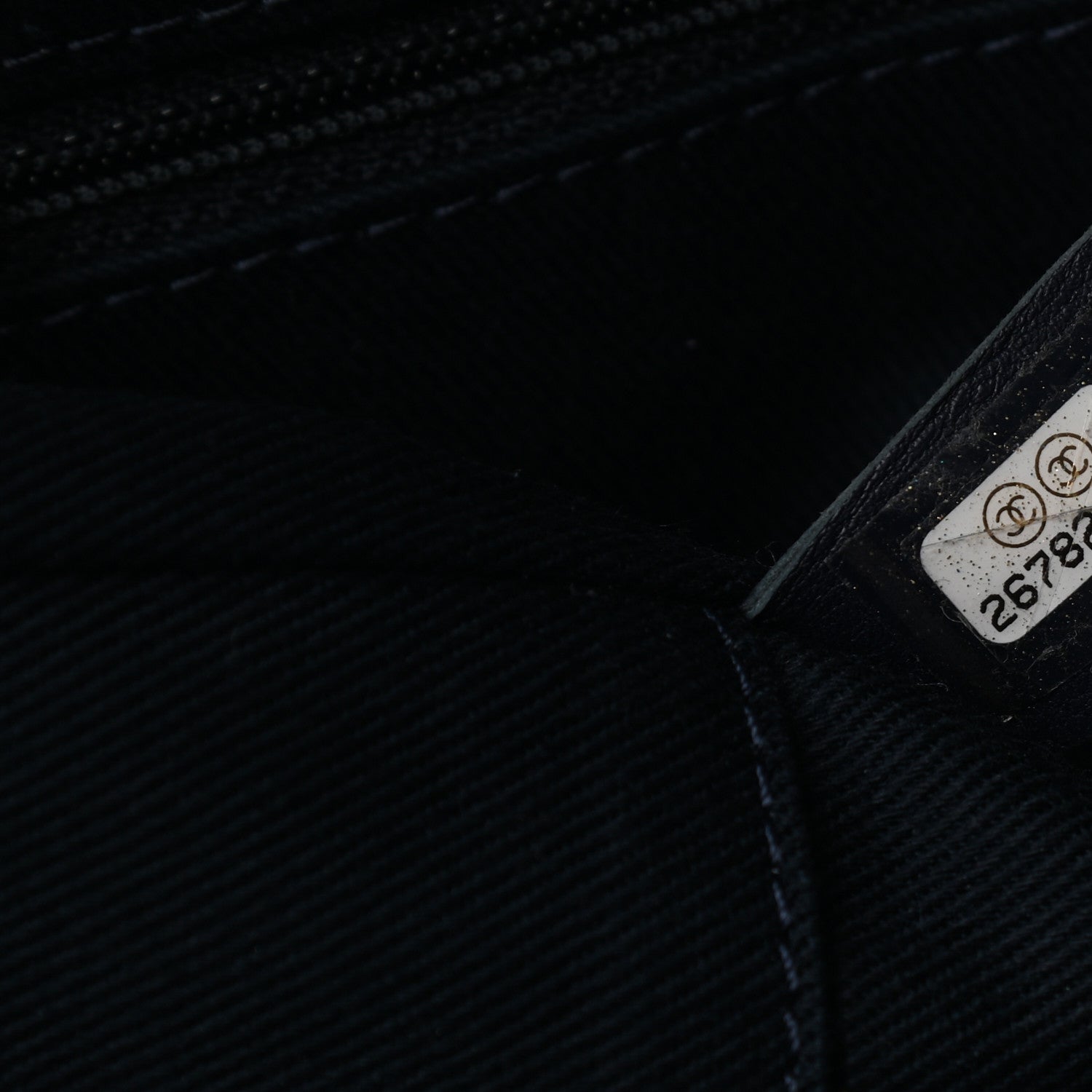 Chanel Woven Straw Raffia Small Deauville Tote Blue 7 of 10