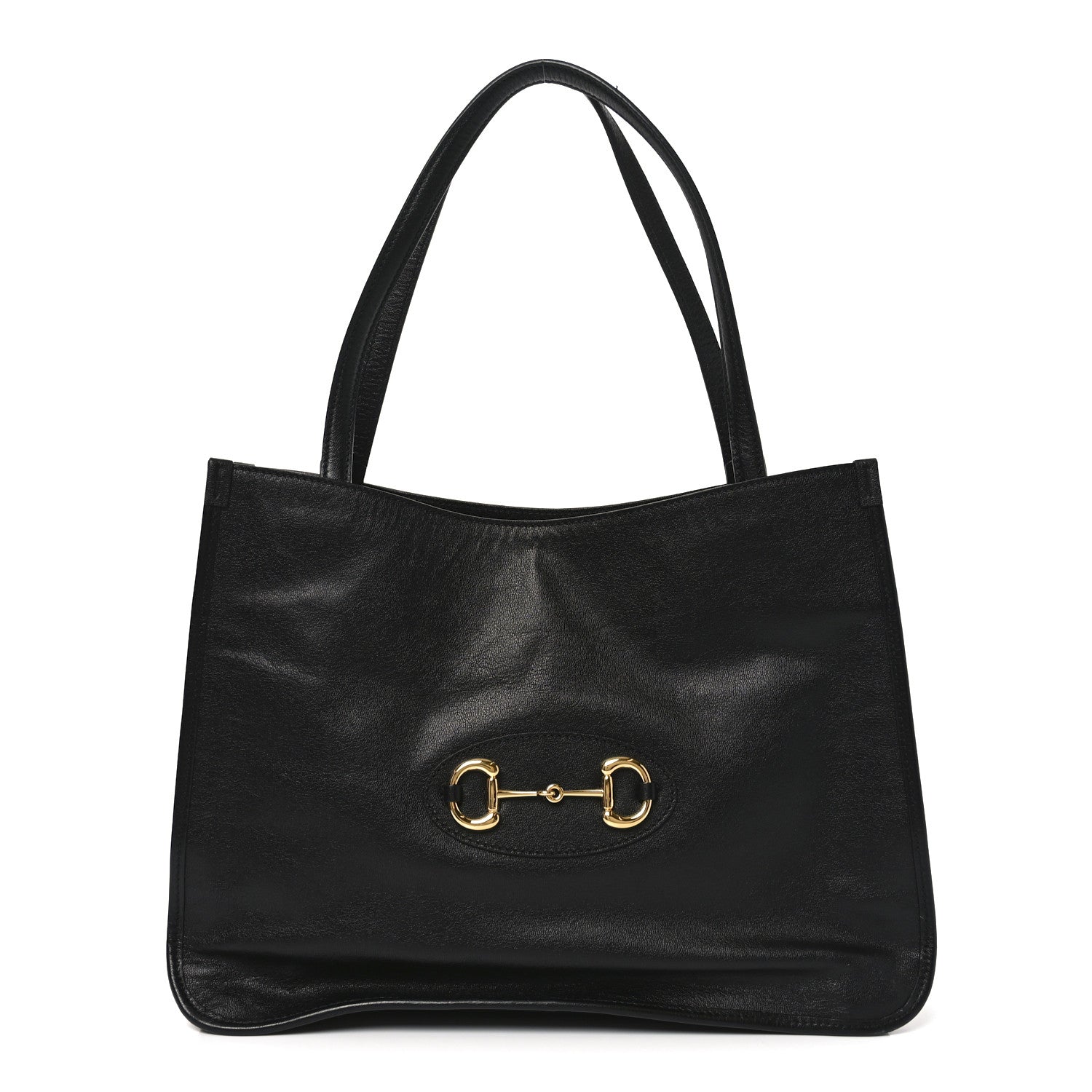 Gucci New Sakai Calfskin Lux Horsebit 1955 Tote Bag Black 1 of 19