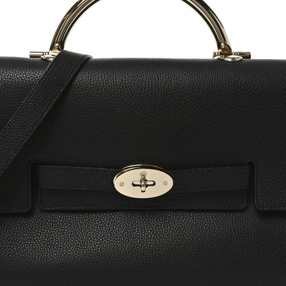 Mulberry Grainy Calfskin Large Bayswater Shoulder Bag Black 7 of 9