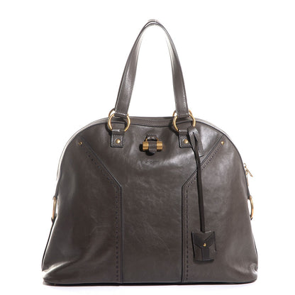 Saint Laurent Calfskin Oversized Muse Grey 1 of 9
