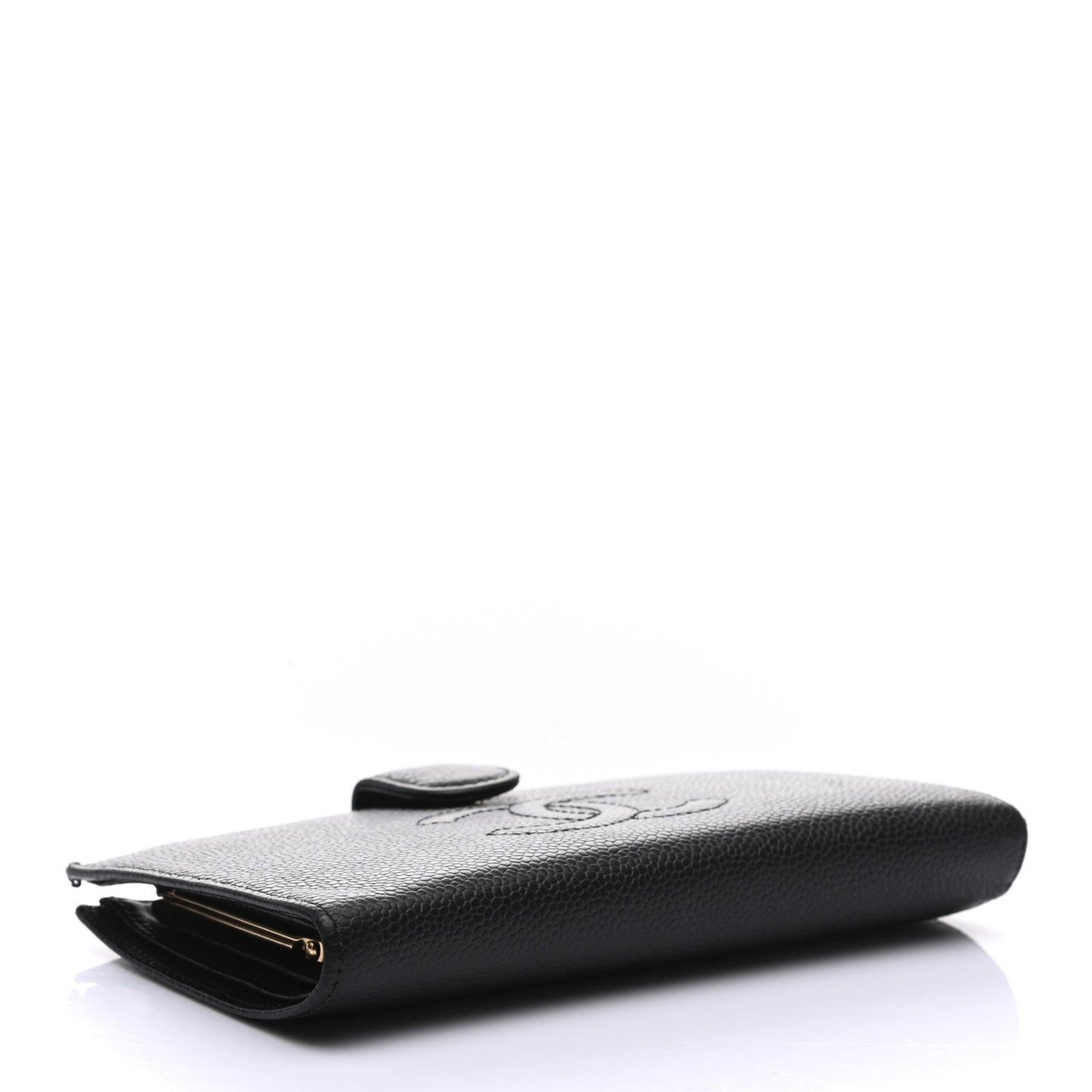 Caviar Timeless CC French Wallet Black