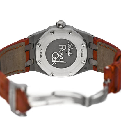 Audemars Piguet Stainless Steel Alligator Diamond Bezel 33mm Royal Oak Quartz Watch 67601ST.ZZ.D012CR.02 4 of 9